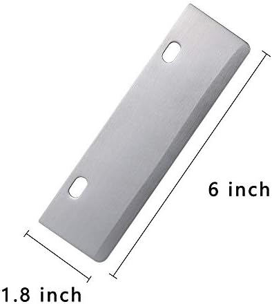 Grill Scraper Blades 6-Pack, Heavy Duty Rust Resistant BBQ Tool - Image 2