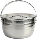 PRETYZOOM Camping Griddle Camping Pot Jacketed Kettle Thicken Child Stainless Steel Thicken Stew Pot Camp Cooking Stainless Steel Cookware by PRETYZOOM