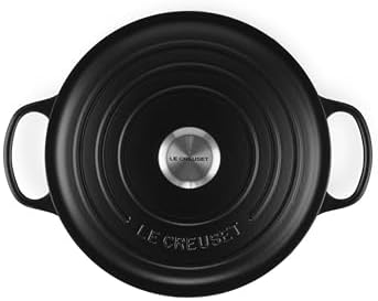 Le Creuset Enameled Cast Iron Round Dutch Oven, 5.5 qt., Licorice - Image 2