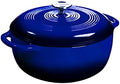 Lodge Essential Enamel Cast Iron Dutch Oven, 3 Quart, Indigo by Lodge