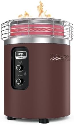 Ninja Fireside360 Fire Pit/Heater, 80,000 BTU, 3 Modes, Rust by Unknown
