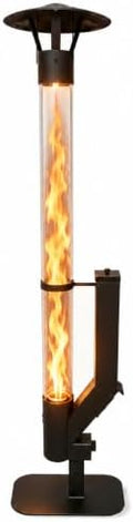 Pellet Patio Heater, 70 Inch Outdoor Wood Pellet Rocket Stove by Unknown