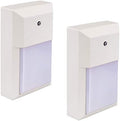 LIT-PaTH Outdoor Wall Light Fixture, Aluminum, LED 5000K, White, 2 Pack by LIT-PaTH