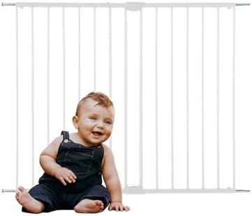Toddleroo Easy Swing & Lock Baby Gate for Top of Stairs: 31" Tall, White by ToddleroobyNorthStates