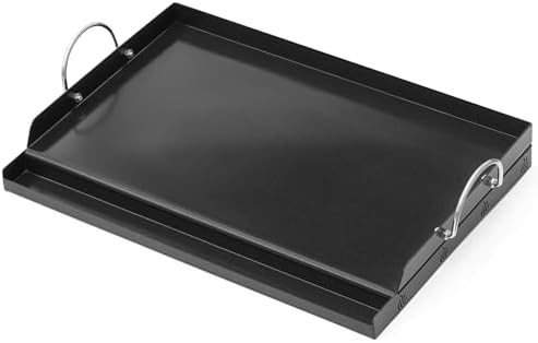 onlyfire Universal BBQ Griddle with Handles for Most Grills, 18" x 12.5" by onlyfire