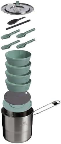 Stanley Wildfare Go Locking Pot 3 QT Stainless Steel Shale - Image 2