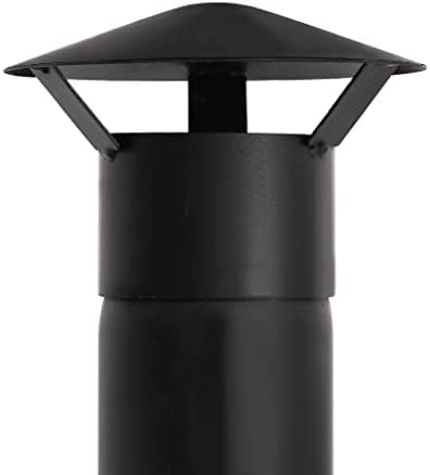 Outdoor Pizza Oven Charcoal Fired with 2 Fireclay Stones, Portable Garden Wood Fired Pizza Maker with Built-in Thermometer, Removable Ash Tray, Steel Construction, 80 Inch Tall - Image 7