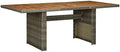 Garden Table, Outdoor Patio Dining Tables, Table for Kitchen, Backyard Deck, Farmhouse Exteriores, Furniture, Solid Acacia Wood, 79 in Long by Unknown
