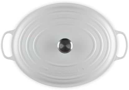 Le Creuset Enameled Cast Iron Oval Dutch Oven, 15.5qt., White - Image 2