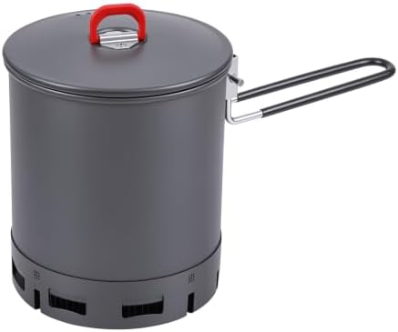REDCAMP 1.5L Ultralight Camping Cooking Pot Compact Outdoor Stove Tool by REDCAMP