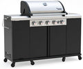Brand-Man Propane Gas Grill Island Outdoor Kitchen & Storage Cabinets by BRANDMANGRILLSSINCE1987