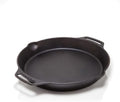 Petromax Cast Iron Fire Skillet for Kitchen or Camping, Pre-Seasoned Cookware for Campfire or Home Oven and Stove, Conducts Heat Evenly, Side Handles, 14" by Petromax