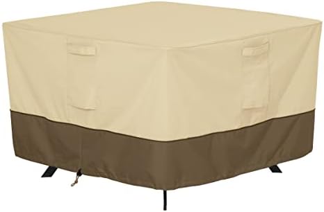 Classic Accessories Veranda Water-Resistant 40 Inch Square Patio Table Cover, Outdoor Table Cover by ClassicAccessories