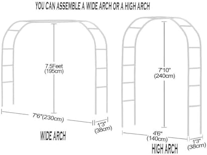Adorox Metal Garden Arch - Image 2