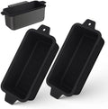 2 PCS Silicone Grease Cup Liners for Blackstone 36 28 22 17 Inch Griddle,Reusable Grease Catcher Cup Liner Grill Grease Tray,Durable Drip Pans Blackstone Griddle Accessories,Black by Oliggive
