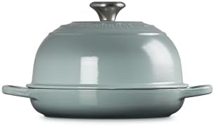 Le Creuset Enameled Cast Iron Round Bread Oven, 9.5 inch, Sea Salt - Image 4