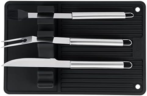 Ozeri Grill Mat & Countertop Shield with Drip Pad for BBQ & Griddle Tools - Image 5