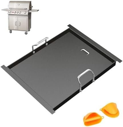 19.2"x15" Carbon Steel Griddle Insert for Bull 4 Burner Angus Outlaw Grills by Grilleroy
