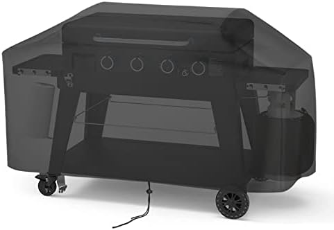 Heavy Duty Griddle Cover for Pit Boss 4-Burner Ultimate Griddle, Waterproof Black - 63" L×31" W×35" H by Andacar
