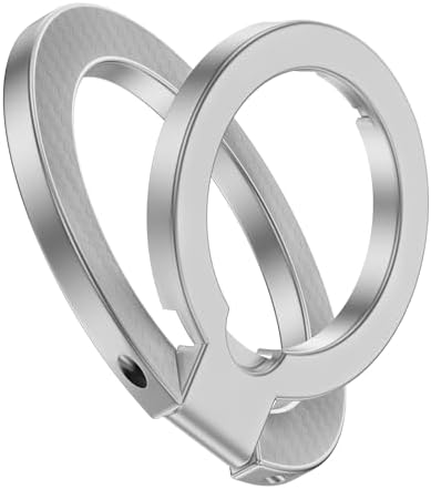 Magnetic Phone Grip, MagSafe Phone Ring Holder Two-Sided Magnet Kickstand by SIXSIM