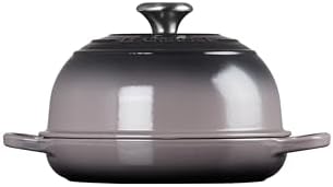 Le Creuset Enameled Cast Iron Round Bread Oven, 9.5 inch, Oyster - Image 4