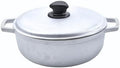IMUSA 2.6 Quart Traditional Natural Made in Colombia Caldero with Lid for Cooking and Serving, Silver by VisitIMUSA