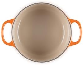 Le Creuset Enameled Cast Iron Round Dutch Oven, 2 qt., Flame - Image 3