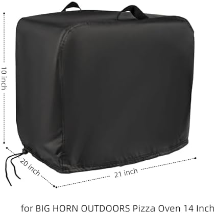 Pizza Oven Cover for Big Horn Outdoor Pizza Oven, Tabletop Outdoor Grill - Image 2