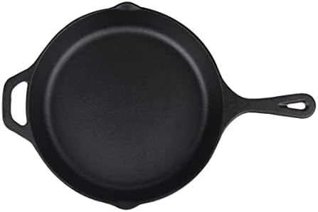 Large Pre-Seasoned Cast iron Skillet 15" single handle,Commercial grade Outdoor Camping cooking tool,Pizza, Frying pan can use on Open fire,Grill,Stovetop,Induction,Oven. by HomeVSS