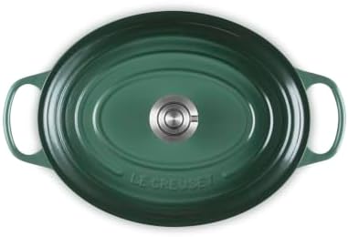 Le Creuset Enameled Cast Iron Oval Dutch Oven, 6.75 qt., Artichaut/Crucible - Image 2