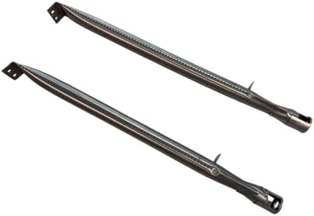 Mont Alpi 2-Pack Heavy Duty 304 Stainless Steel Replacement Main Grill Burner Tubes for All Outdoor Kitchen Island Grills - MAi805 / MAi400 / MA-957 / MABi805 ./ MABi400 / Artwood Models by MontAlpi