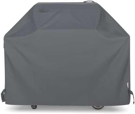 Unicook Grill Cover Heavy Duty Waterproof Fade Resistant, 60 Inch, Gray by UNICOOK