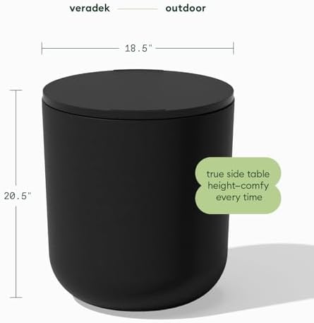 Veradek Kona Cooler Side Table - Outdoor Cooler Table and Ice Chest - Image 2
