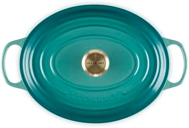 Le Creuset Enameled Cast Iron Oval Dutch Oven, 6.75 qt., Riviera - Image 2