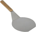 Extra-Large Stainless Steel Wide Spatula Turner Strong Wooden Handle - Dishwasher Safe Kitchen Utensil - Heavy Duty Oversized Metal Lifter Grilling, Cooking, Baking Cake & Cookies pancake spatula by Homistyles