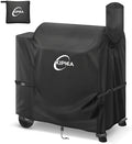 Kipiea 600D Heavy Duty Grill Cover for Traeger Pro 22 & 575 Series, Waterproof Wood Pellet Smoker Cover with Windproof Buckles, Pellet BBQ Grill Covers for Outside Anti-UV, No Tear, No Fading by Kipiea