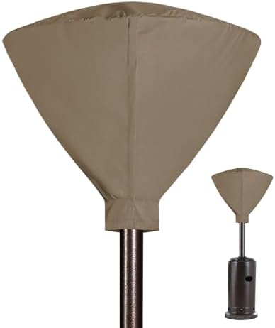 Easy-Going Patio Heater Head Cover, Outdoor Round 35"D Heater Cover, Camel by Easy-Going