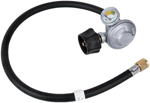 Upgraded 25IN Hose and Regulator Gauge Kit Fits Weber Spirit, Genesis Grill by REDPANT