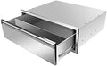 Pull Out Trash Drawer, Lower Sliding Rails Stainless Steel Roll Out Trash Bin Pull Out Tray With Handle For Outdoor Kitchen BBQ Island Grill Station,Single Drawer by OLIPIC