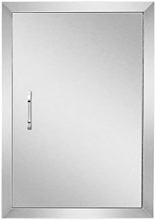 Anfrere 17" W x 24" H Outdoor Kitchen Door, Premium 304 Stainless Steel by AnfrereLLC