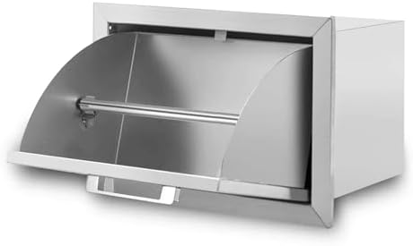 Outdoor Kitchen Paper Towel Holder Drawers,17" W x 11.25" H x 8.75" D Stainless Steel BBQ Drawer Works with Your Grilling or Prep Zones for Easy & Quick Clean up - Image 6