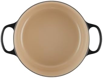 Le Creuset Enameled Cast Iron Round Dutch Oven, 5.5 qt., Licorice - Image 3