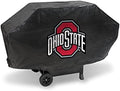 Rico Industries NCAA Purdue Boilermakers Black Deluxe Grill Cover Deluxe Vinyl Grill Cover - 68" Wide/Heavy Duty/Velcro Staps by RicoIndustries