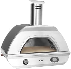 Bull Outdoor Products Premium Outdoor Kitchen BBQ Island Dual Fuel Counter-top Pizza Oven NG by Unknown