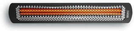 Bromic Tungsten Smart Heat 4000W Electric Patio Heater – Dual Element Infrared, 208V, Black Finish – BH0420034 by BromicHeating