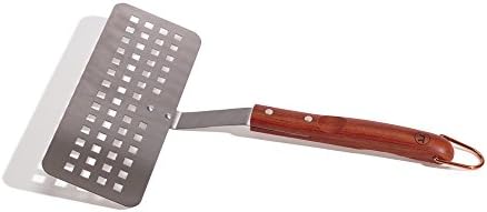 Outset Rosewood Collection Slotted Fish Spatula, Stainless Steel, 1.5 x 10 x 15 inches by Outset
