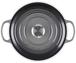 Le Creuset Enameled Cast Iron Round Wide Dutch Oven, 3.5 qt., Oyster - Image 2