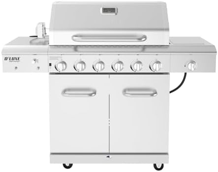 Nexgrill Propane 6-Burner Gas Grill, Stainless Steel Body with Side Burner by Nexgrill