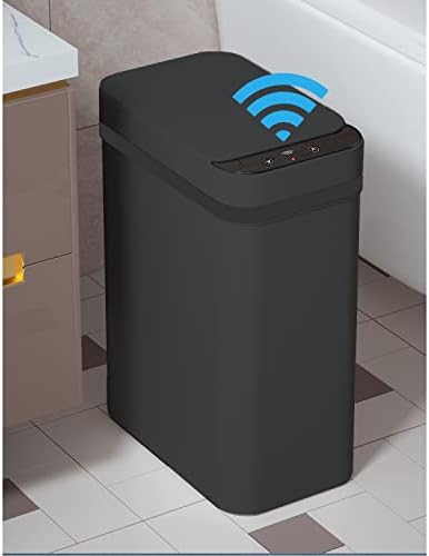Touchless Bathroom Trash Can - 2.5 Gallon Smart Trash Can Sensor Motion by Yatmung