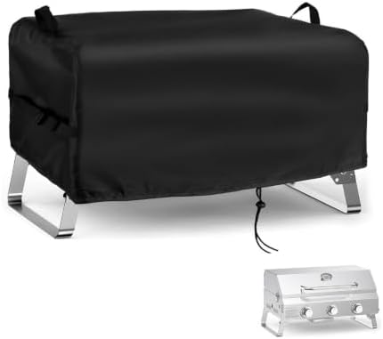 Rectangular Grill Guard, 600D PVC Fabric, 25-18-15 Inch Size, Compatible with NXR 3 Portable Cooker, Balcony Backyard Garage Storage Cover Tabletop Barbecue Cover Compact Grill Protector Patio - Image 5